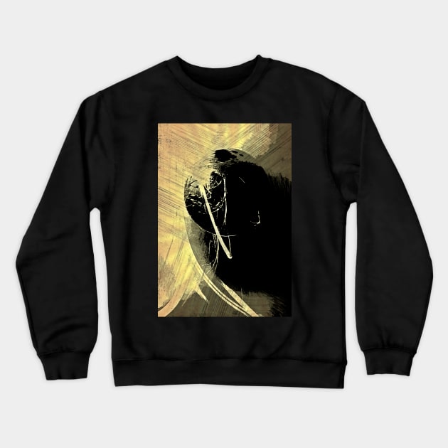 Sepia Sphere. Contemporary Art Composition Surreal Photography Collage Crewneck Sweatshirt by SpieklyArt